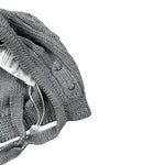 Wedoble Cappello tinta unita con Ricami Grigio per Neonato I2103360A GRIGIO WEDOBLE 