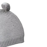 Wedoble Cappello tinta unita con Pon Pon Grigio per Neonata I2110307CN GRIGIO WEDOBLE 