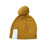 Wedoble Cappello tinta unita con Pon Pon Giallo per Neonato I2404307 GIALLO WEDOBLE 