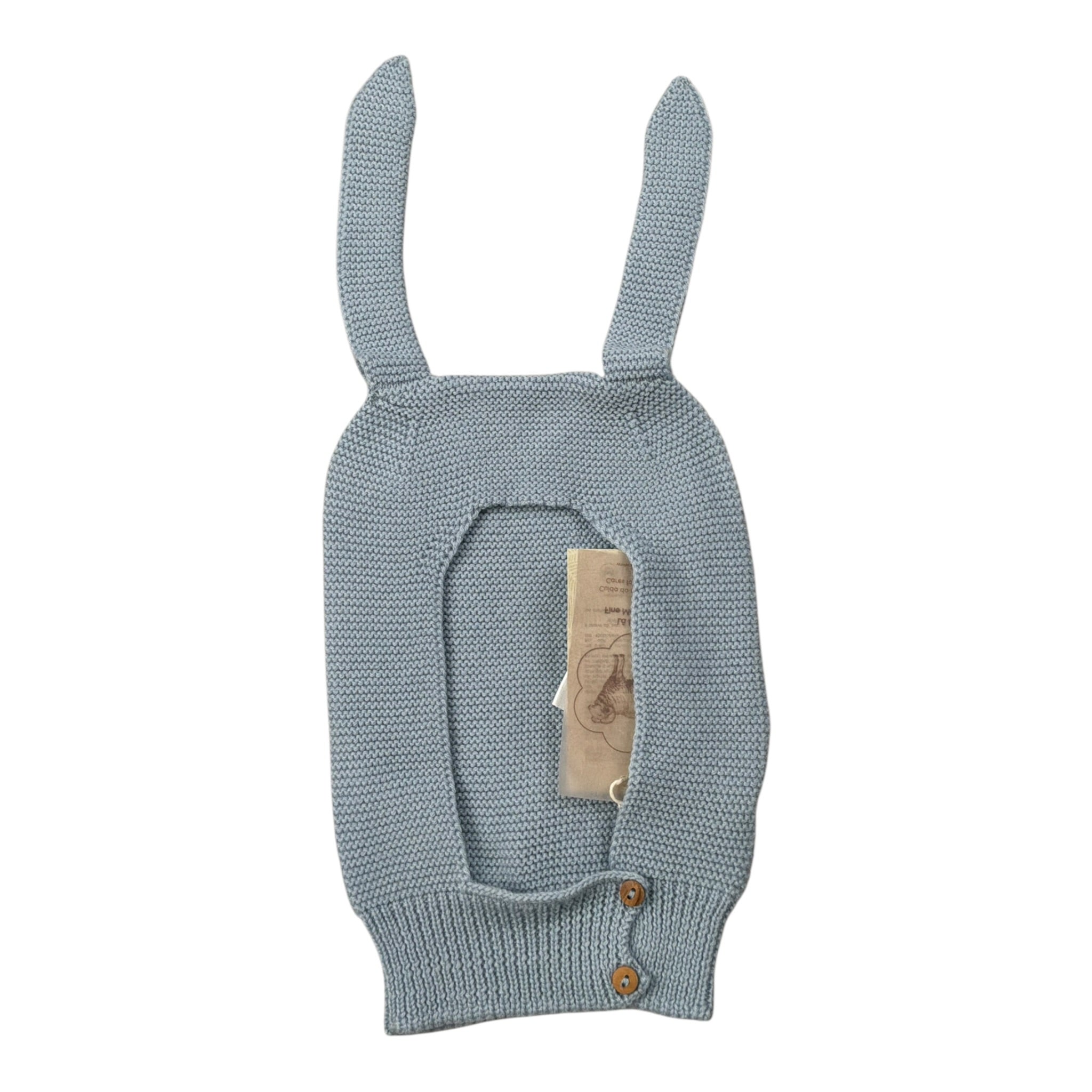 Wedoble Cappello tinta unita con Orecchie Azzurro per Neonata I2408307 AZZURRO WEDOBLE 