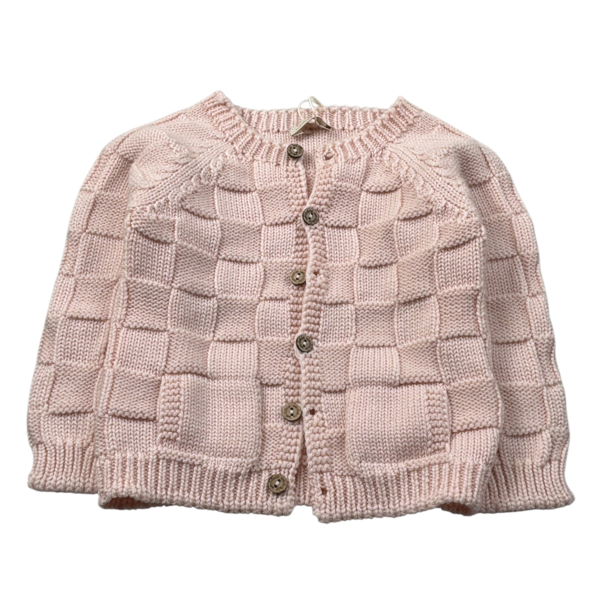 Wedoble Cardigan tinta unita Rosa per Neonata I2507308A ROSA WEDOBLE 