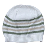 Wedoble Cappello Bicolore con Fantasia A Righe Bianco per Neonato V2507307A BIANCO WEDOBLE 