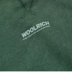 Woolrich Felpa Girocollo tinta unita con Stampa Verde per Bambino CFWKSW2004 VERDE WOOLRICH 