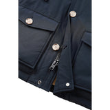 Woolrich Giubbino tinta unita con Bottoni Blu per Bambino WKOU0187 BLU WOOLRICH 