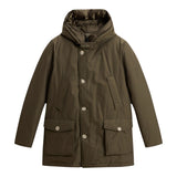 Woolrich Giubbino tinta unita con Bottoni Verde per Bambino WKOU0188 VERDE WOOLRICH 