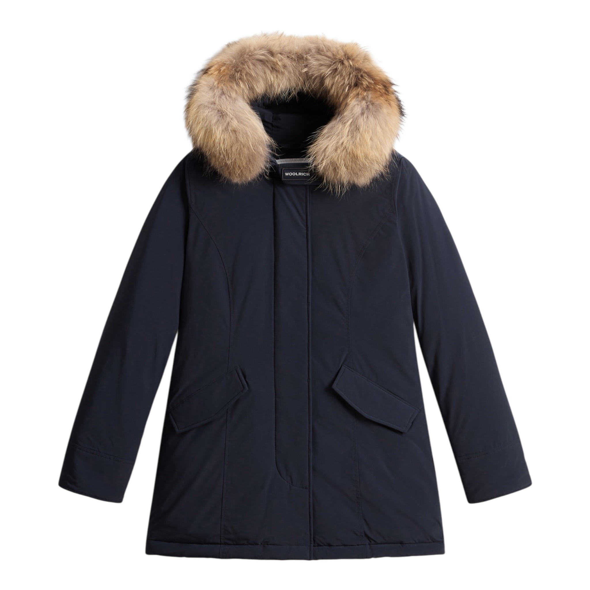 Woolrich Giubbino tinta unita con Bottoni Nero per Bambino WKOU02211 NERO WOOLRICH 
