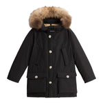 Woolrich Giubbino tinta unita con Bottoni Nero per Bambino WKOU0221 NERO WOOLRICH 