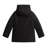 Woolrich Giubbino tinta unita con Bottoni Nero per Bambino WKOU464 NERO WOOLRICH 