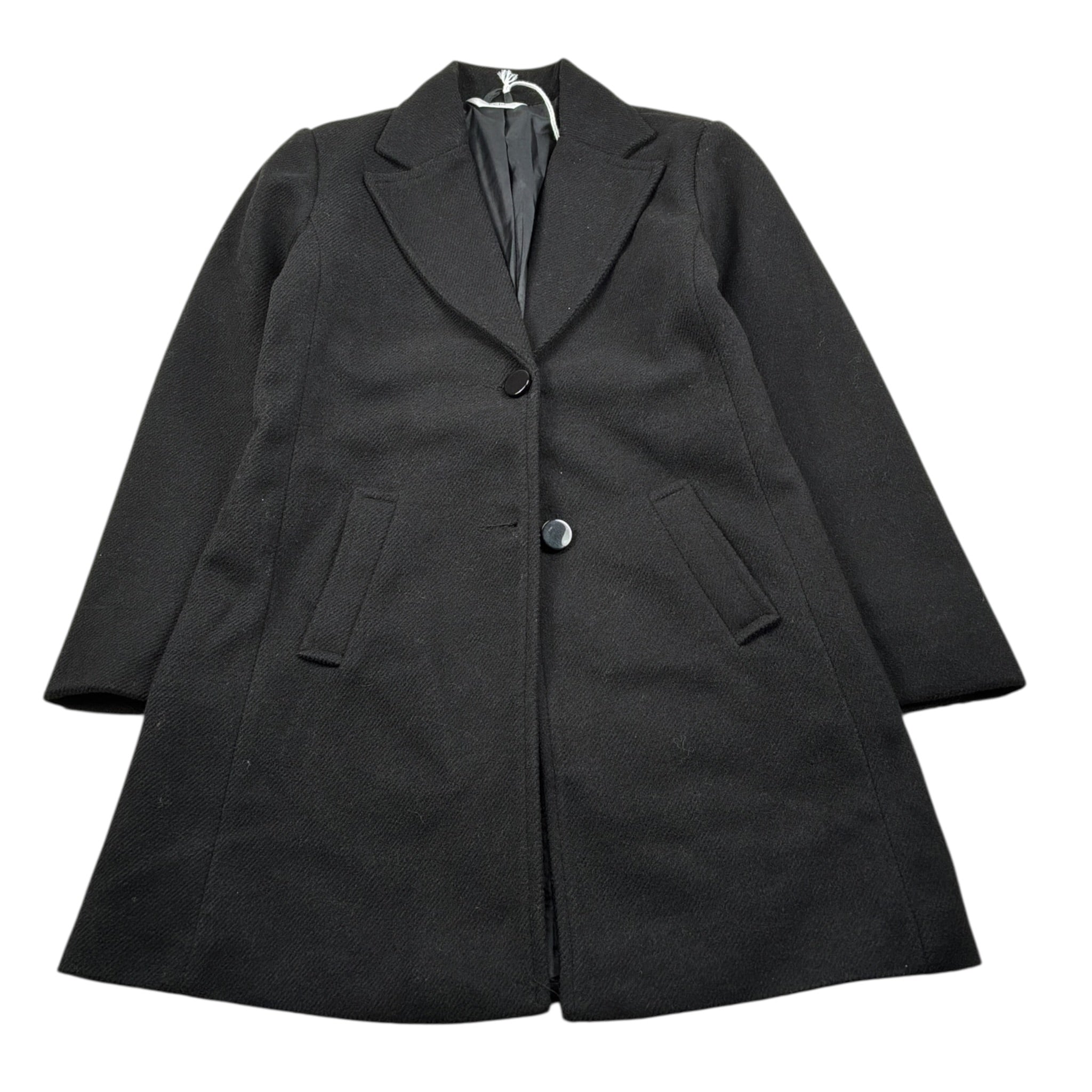 Y-Clu Cappotto tinta unita Nero per Bambina 20190 NERO Y-CLU 