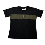 Yes London T-Shirt tinta unita con Stampa Nero per Bambino JR2151 NERO YES LONDON 