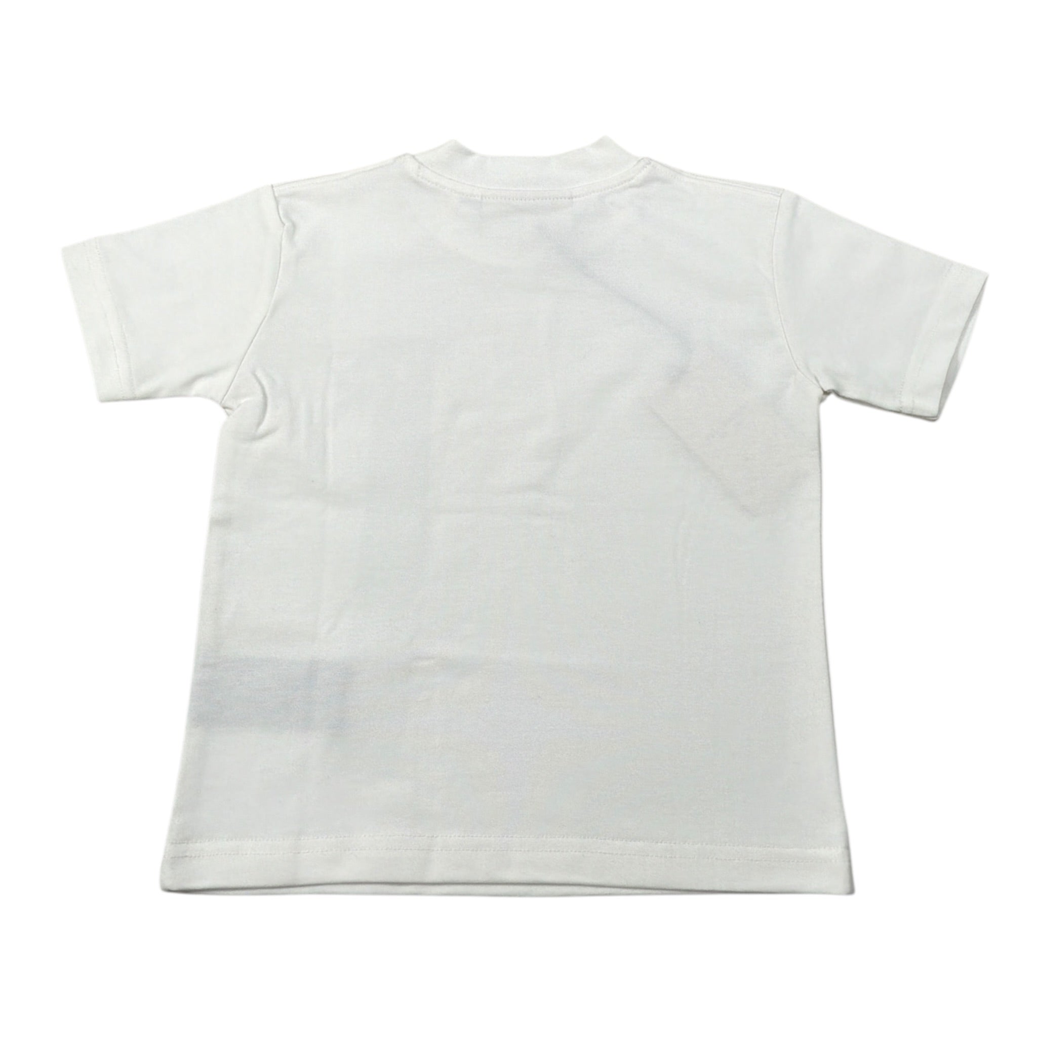 Yes London T-Shirt tinta unita con Stampa Bianco per Bambino JR267 BIANCO YES LONDON 