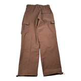 Yes London Pantalone tinta unita con Elastico In Vita Marrone per Bambino JR3100 MARRONE YES LONDON 