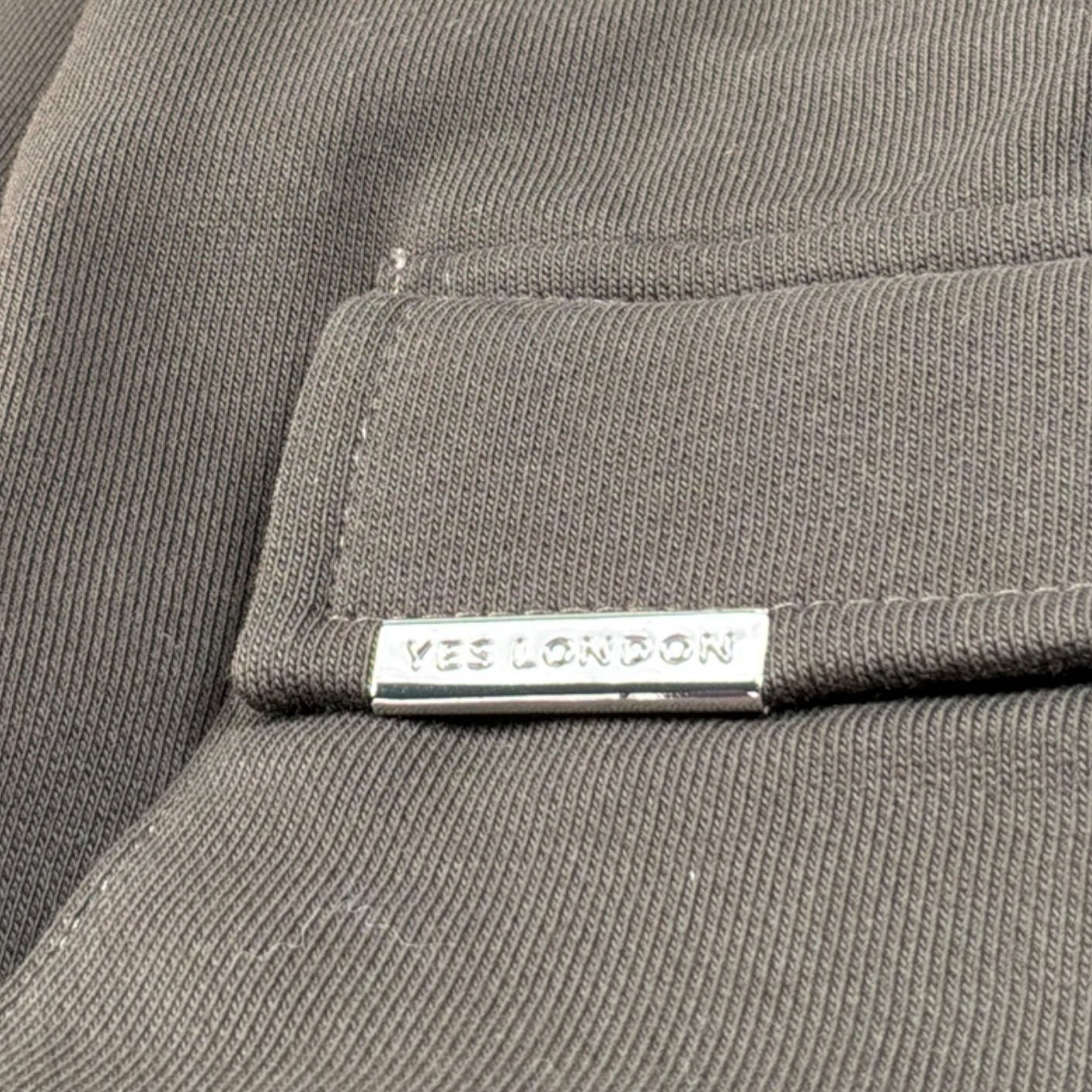 Yes London Pantalone Modello Tuta con Tasconi tinta unita Nero per Neonato JR3110 NERO YES LONDON 