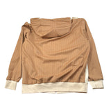 Yes London Felpa Bicolore con Zip E Cappuccio Panna per Bambino JR5097 PANNA YES LONDON 