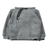 Yes London Felpa tinta unita con Cappuccio Grigio per Neonato JR5104 GRIGIO YES LONDON 