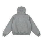 Yes London Felpa tinta unita con Cappuccio Grigio per Bambino JR5104J GRIGIO YES LONDON 