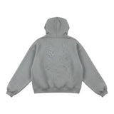 Yes London Felpa tinta unita con Cappuccio Grigio per Bambino JR5104J GRIGIO YES LONDON 