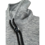Yes London Felpa tinta unita con Cappuccio Grigio per Bambino JR5104J GRIGIO YES LONDON 