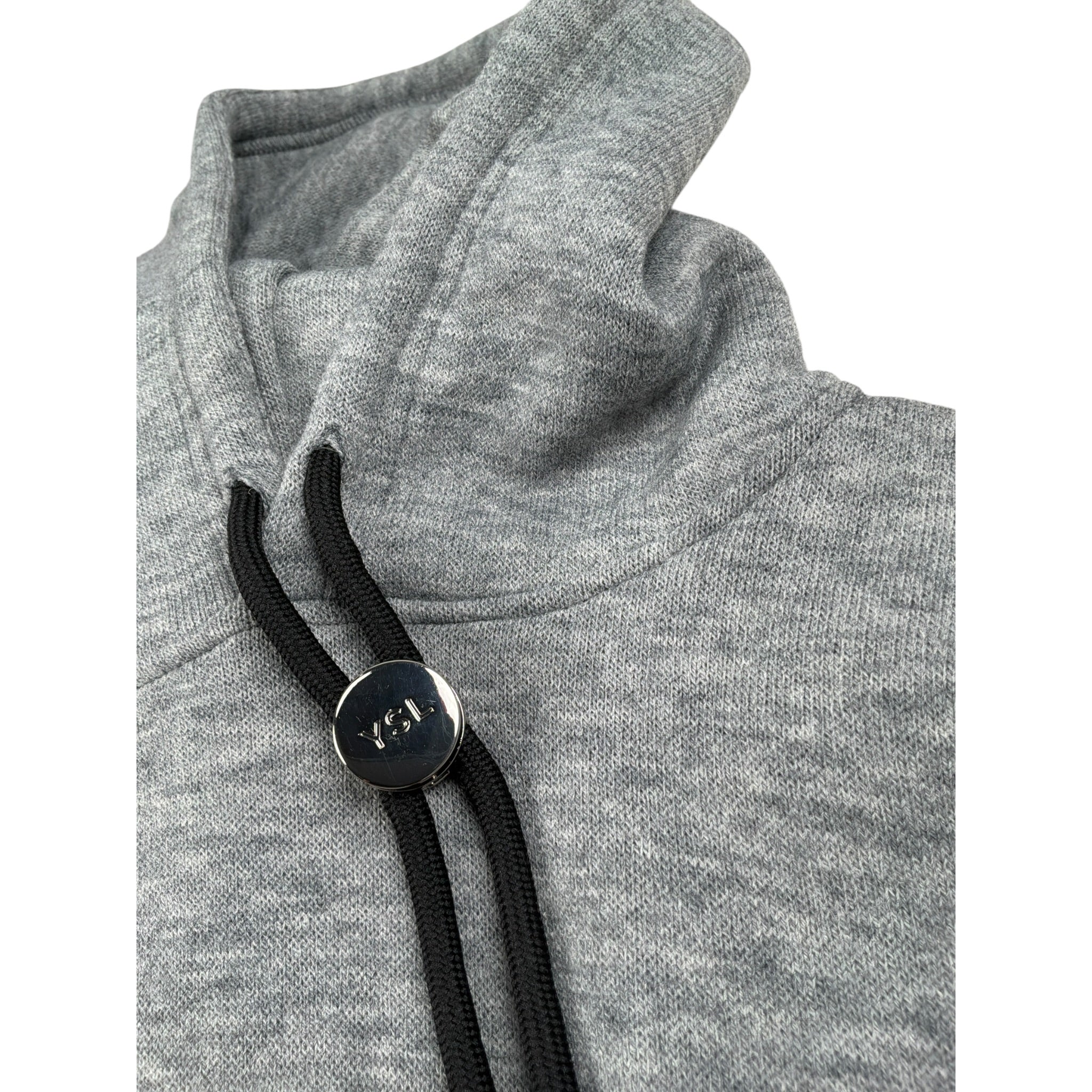 Yes London Felpa tinta unita con Cappuccio Grigio per Bambino JR5104J GRIGIO YES LONDON 