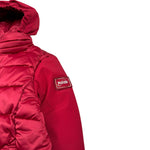 Yes Zee Giubbino tinta unita con Cappuccio Rosso per Bambina 3024 ROSSO YES ZEE 