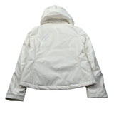 Yes Zee Giubbino tinta unita con Cappuccio Panna per Bambina 3031X PANNA YES ZEE 