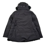 Yes Zee Giubbino tinta unita con Cappuccio Nero per Bambina 3057X NERO YES ZEE 