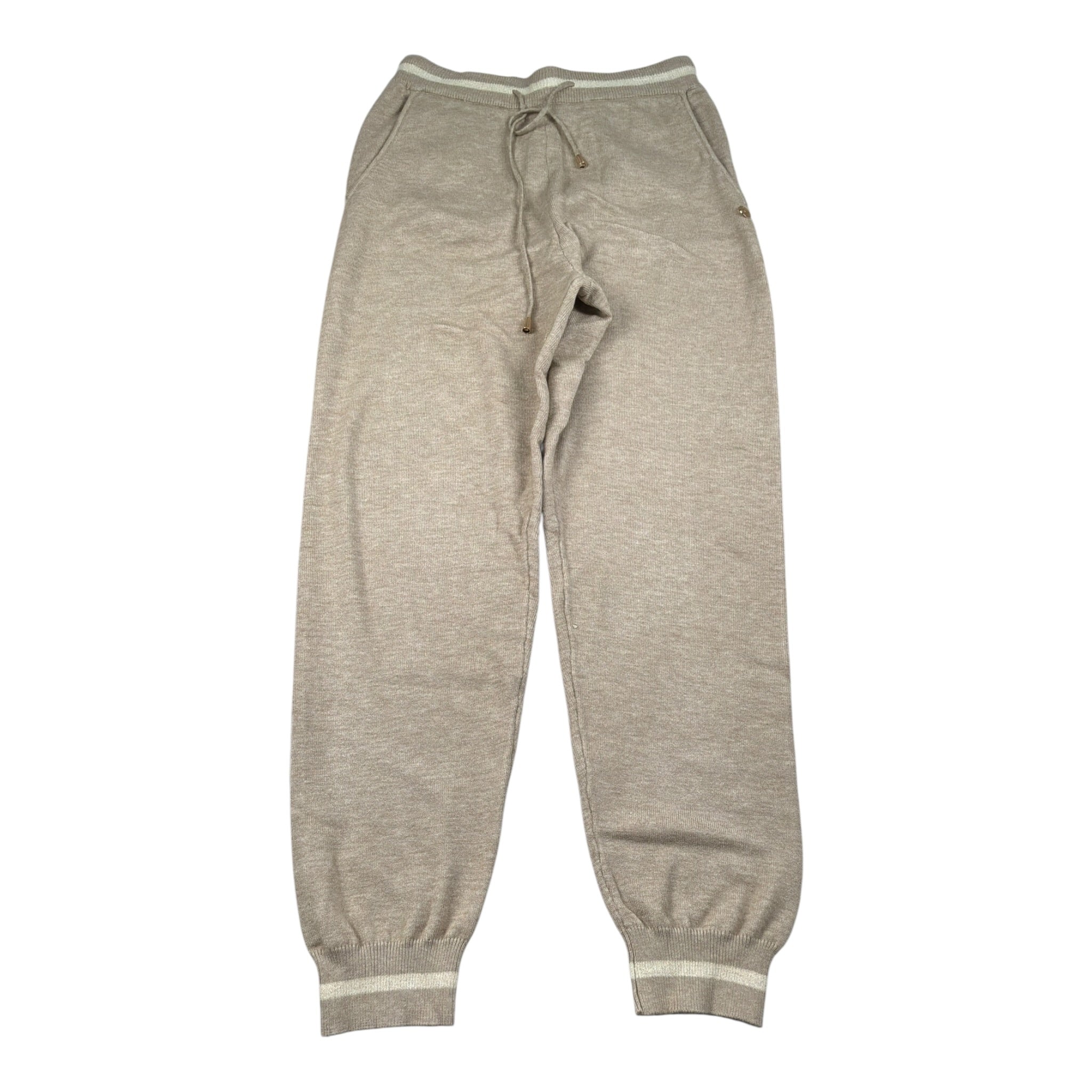 Yes Zee Pantalone tinta unita In Maglia Beige per Bambina 3759 BEIGE YES ZEE 
