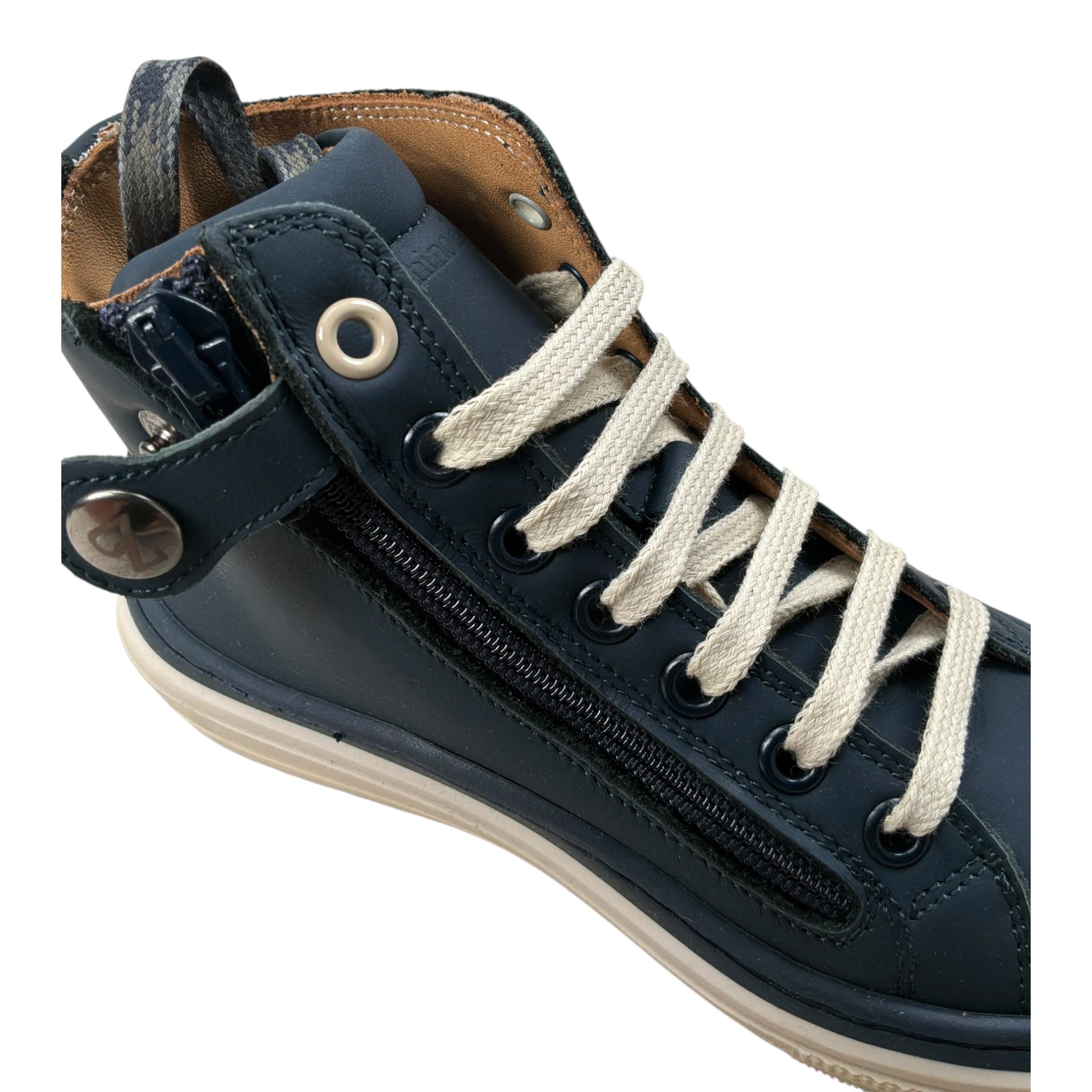 Zecchino D'Oro Sneakers tinta unita con Zip Blu per Bambino F134303 BLU ZECCHINO D'ORO 
