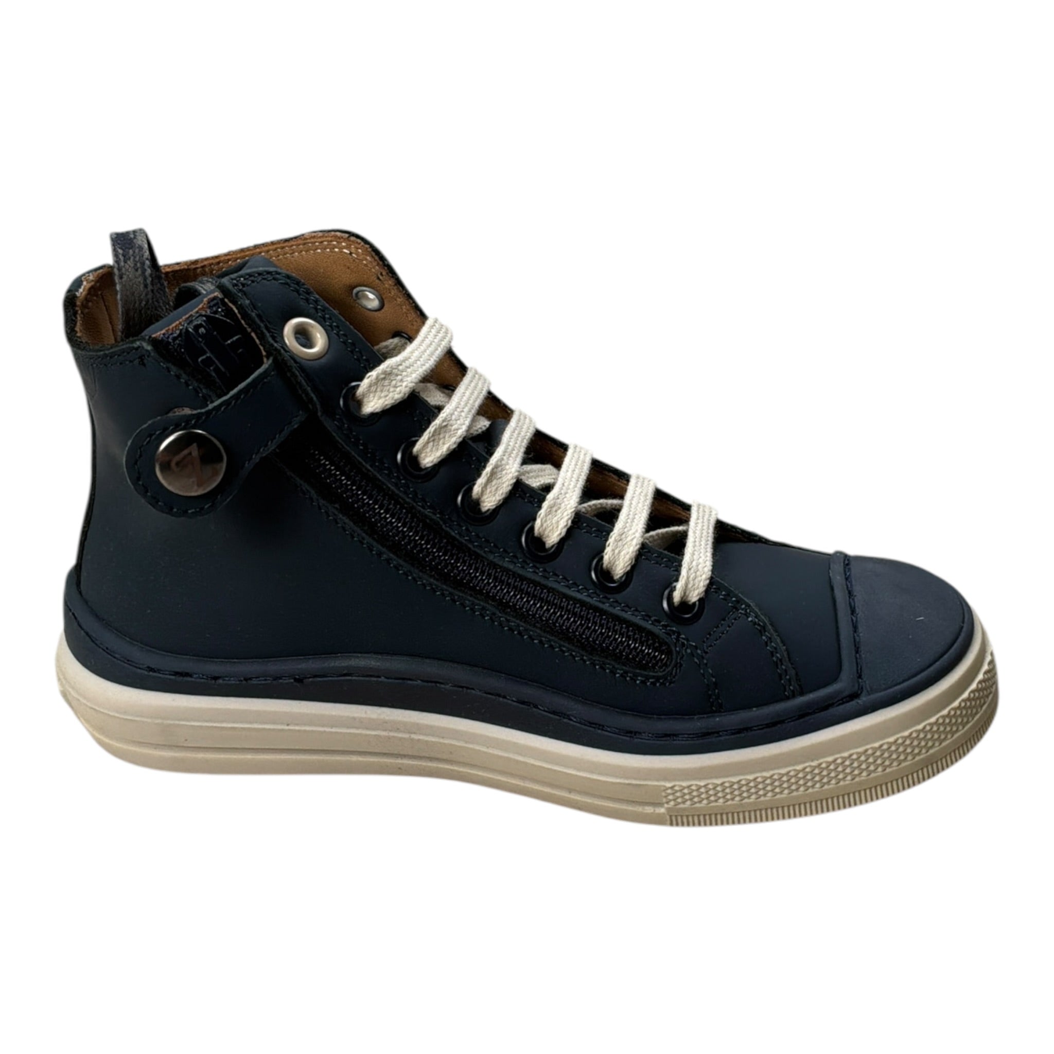 Zecchino D'Oro Sneakers tinta unita con Zip Blu per Neonato F134303N BLU ZECCHINO D'ORO 