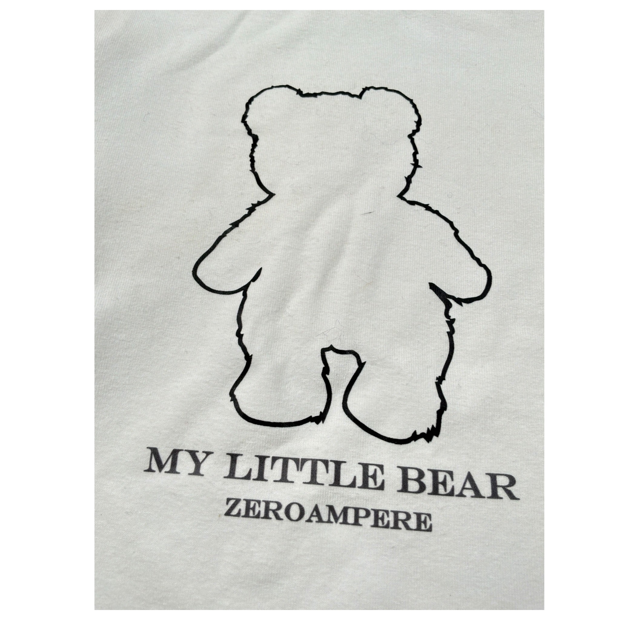 Zero Ampere Shirt Girocollo tinta unita con Stampa Panna per Bambino WILDEJ PANNA ZERO AMPERE 