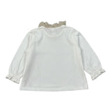 Zhoe & Tobiah Shirt tinta unita Colletto In Tulle Bianco per Neonata BBB3F BIANCO ZHOE & TOBIAH 