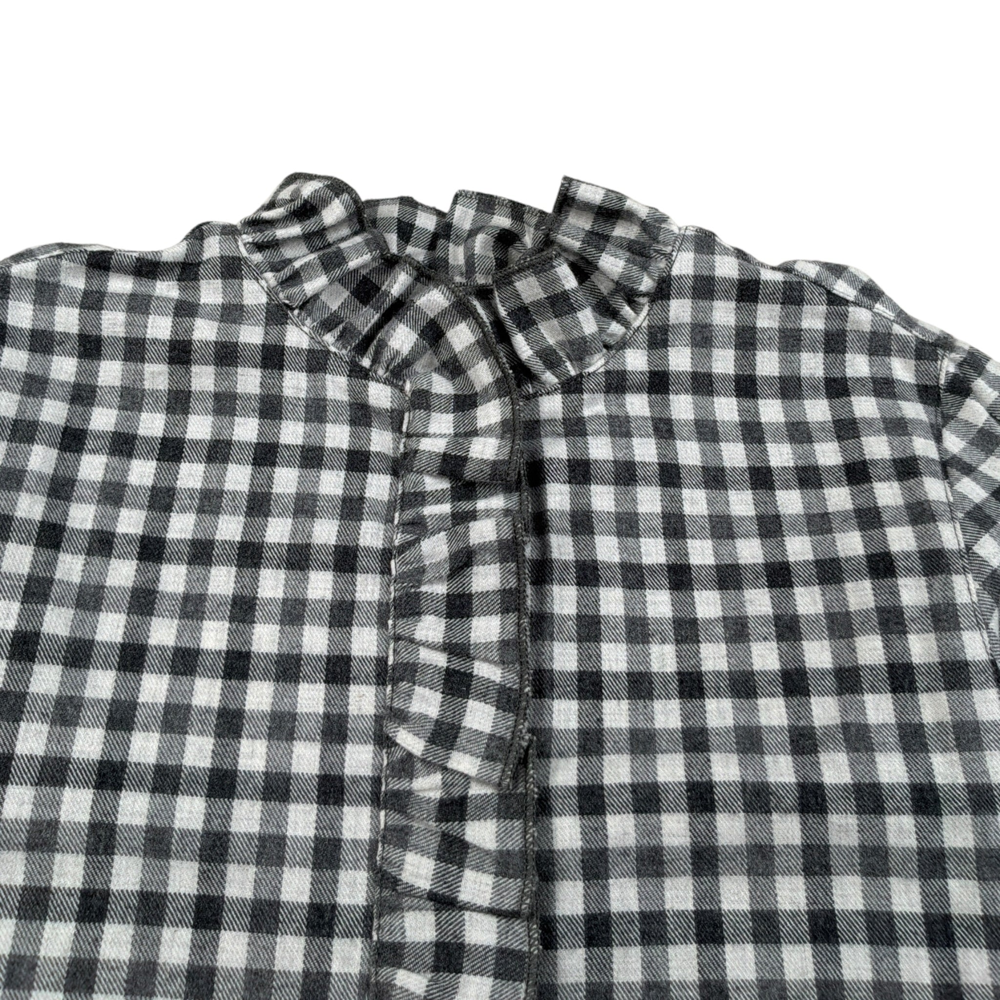 Zhoe & Tobiah Camicia Manica Lunga Fantasia Quadri Grigio per Bambina CHH2F GRIGIO ZHOE & TOBIAH 
