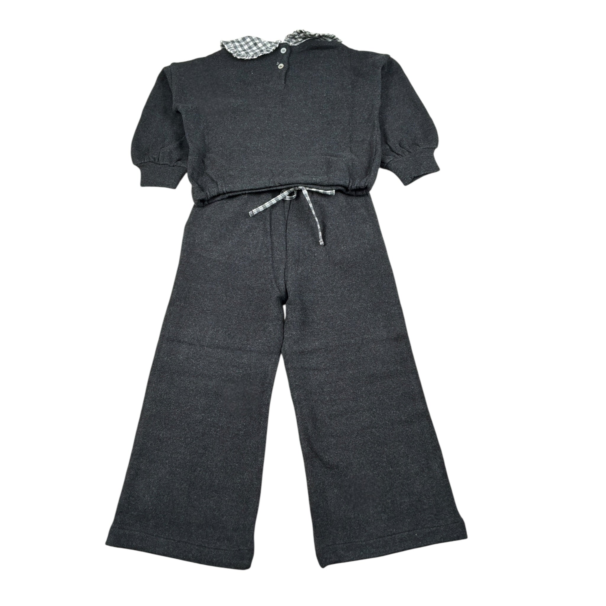 Zhoe & Tobiah Completo 2 Pezzi Felpa-Pantalone tinta unita Grigio per Bambina KKT3F GRIGIO ZHOE & TOBIAH 