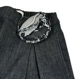 Zhoe & Tobiah Jeans tinta unita Modello Palazzo Nero per Bambina LDP1F NERO ZHOE & TOBIAH 