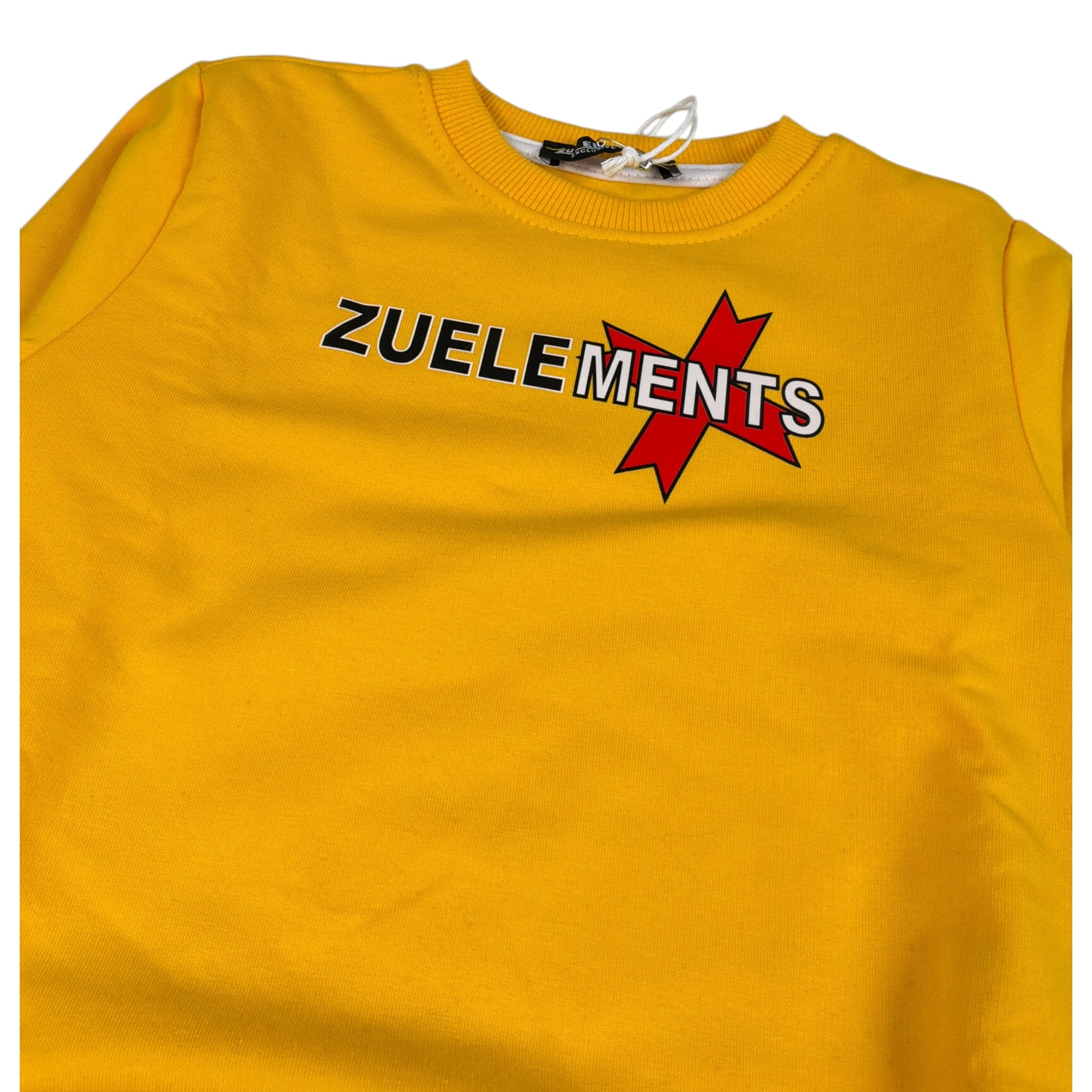 Zu+Elements Completo 2 Pezzi Felpa-Pantalone Bicolore Giallo/Nero per Bambino ZU367 GIALLO/NERO ZU+ELEMENTS 