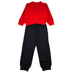 Zu+Elements Completo 2 Pezzi Felpa-Pantalone Bicolore Rosso/Nero per Bambino ZU367 ROSSO/NERO ZU+ELEMENTS 