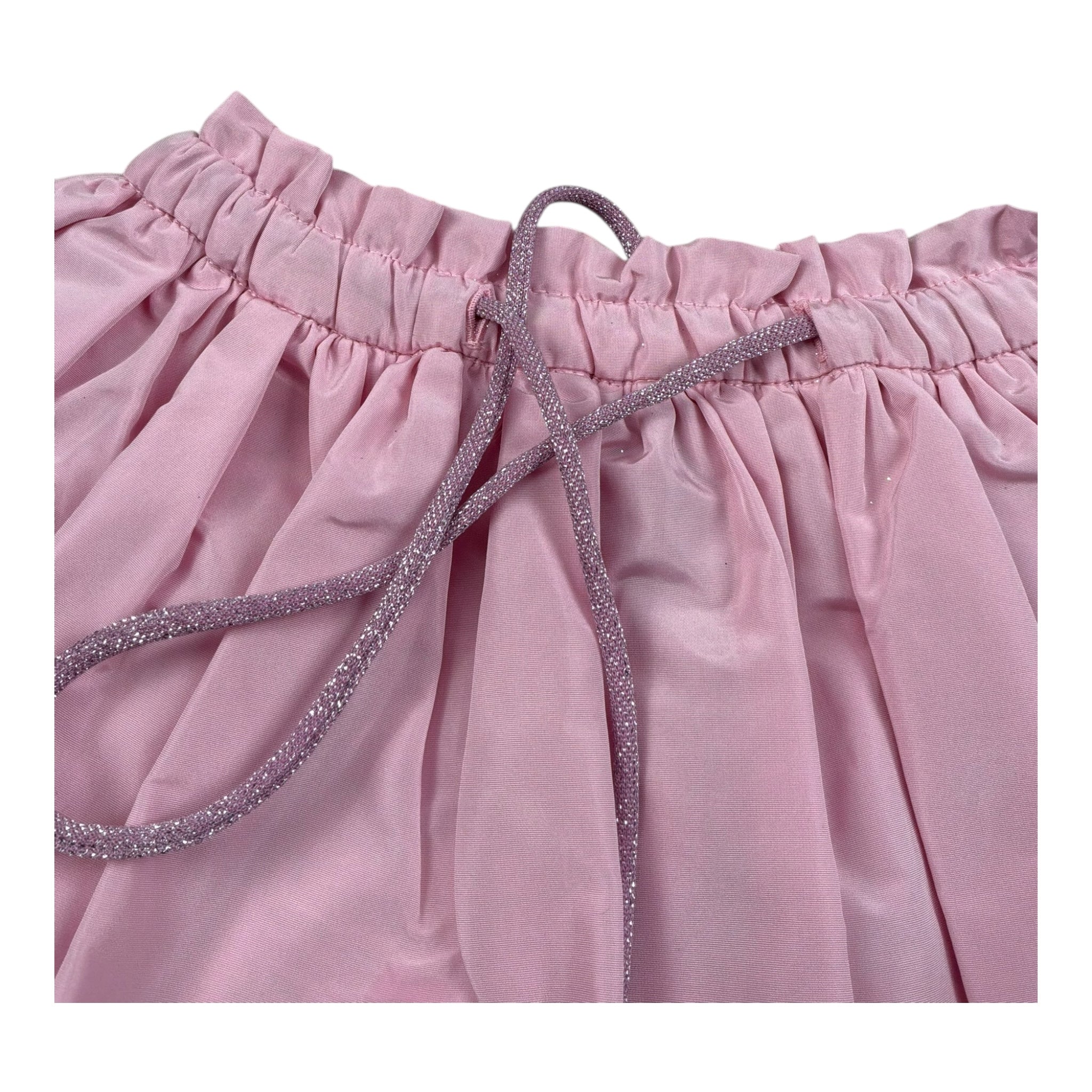 A' La Page Gonna Tinta Unita con Elastico In Vita per Neonata QUARZO ROSA A' LA PAGE 