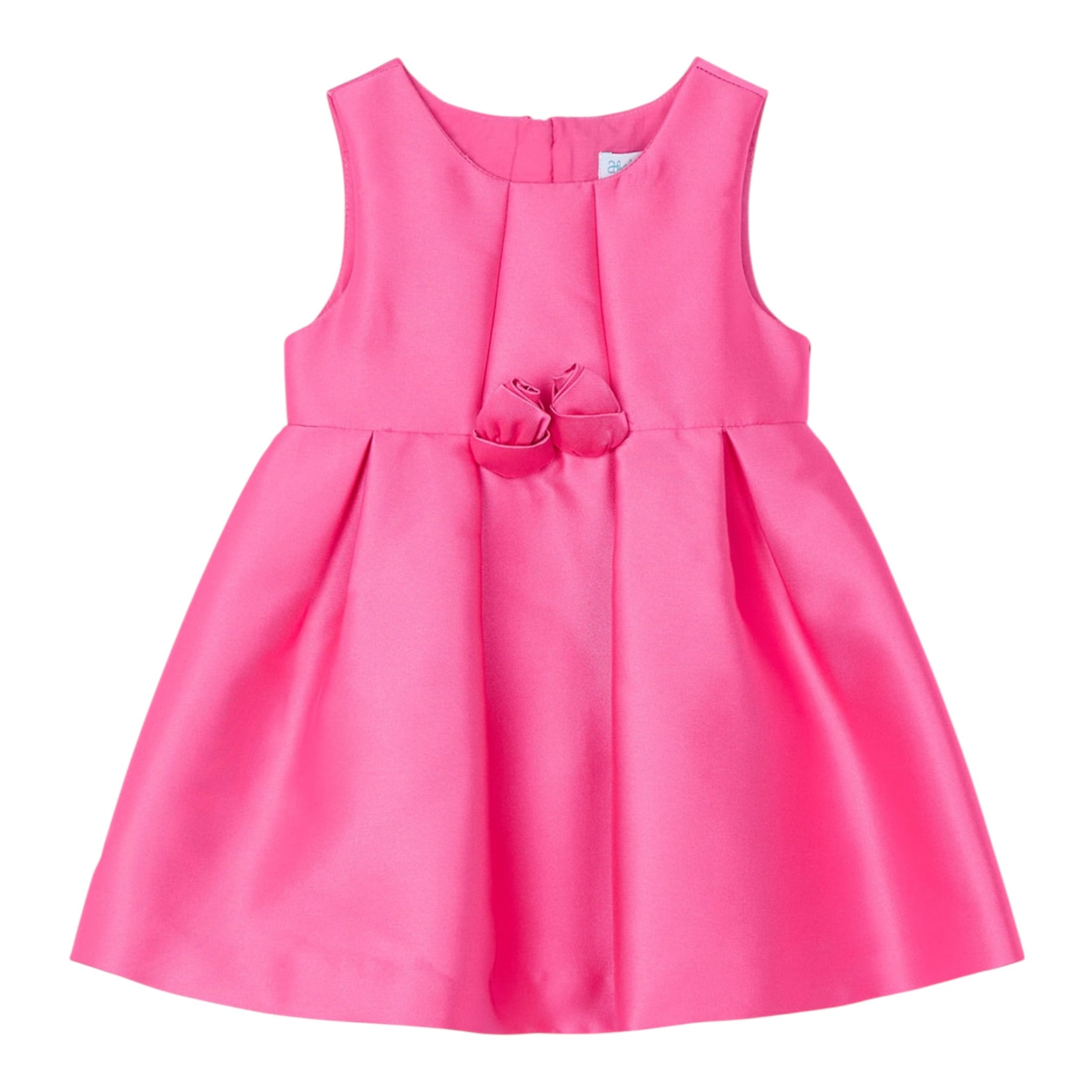 Abel & Lula Abito Giromanica tinta unita con Applicazioni Rosa per Neonata 5019XX ROSA ABEL & LULA 
