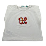 Abel & Lula T-Shirt Girocollo tinta unita con Stampa Panna per Bambina 5140 PANNA ABEL & LULA 