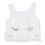 Abel & Lula Camicia Giromanica Tinta Unita per Bambina 5150 BIANCO ABEL & LULA 