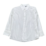 Aletta Camicia Tinta Unita Manica Lunga per Bambino N22097 BIANCO ALETTA 