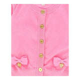 Angel'S Face Cardigan Tinta Unita con Fiocchi per Bambina NICOLETTE ROSA ANGEL'S FACE 