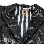 Aniye By Girl Giacca Paillettata tinta unita Nero per Bambina 032464 NERO ANIYE BY GIRL 