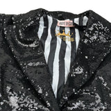 Aniye By Girl Giacca Paillettata tinta unita Nero per Bambina 032464 NERO ANIYE BY GIRL 