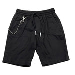 Antony Morato Bermuda Tinta Unita con Elastico In Vita per Bambino MKSH00086 NERO ANTONY MORATO 
