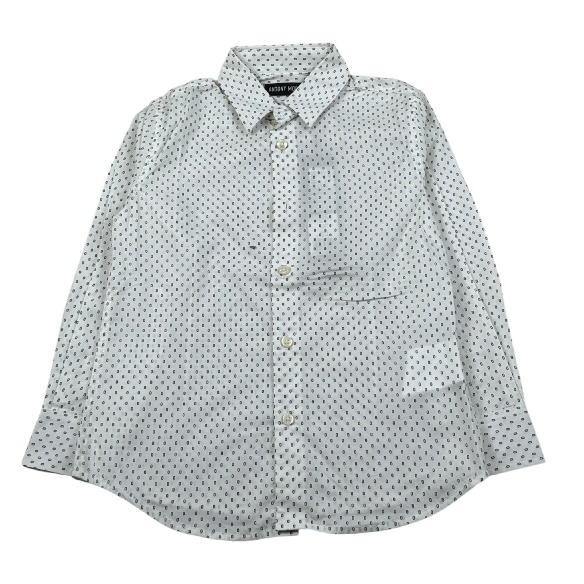 Antony Morato Camicia tinta unita Manica Lunga Bianco per Bambino MKSL00257FA BIANCO ANTONY MORATO 