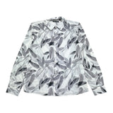 Antony Morato Camicia Tinta Unita con Fantasia Manica Lunga per Bambino MKSL00262X BIANCO/NERO ANTONY MORATO 