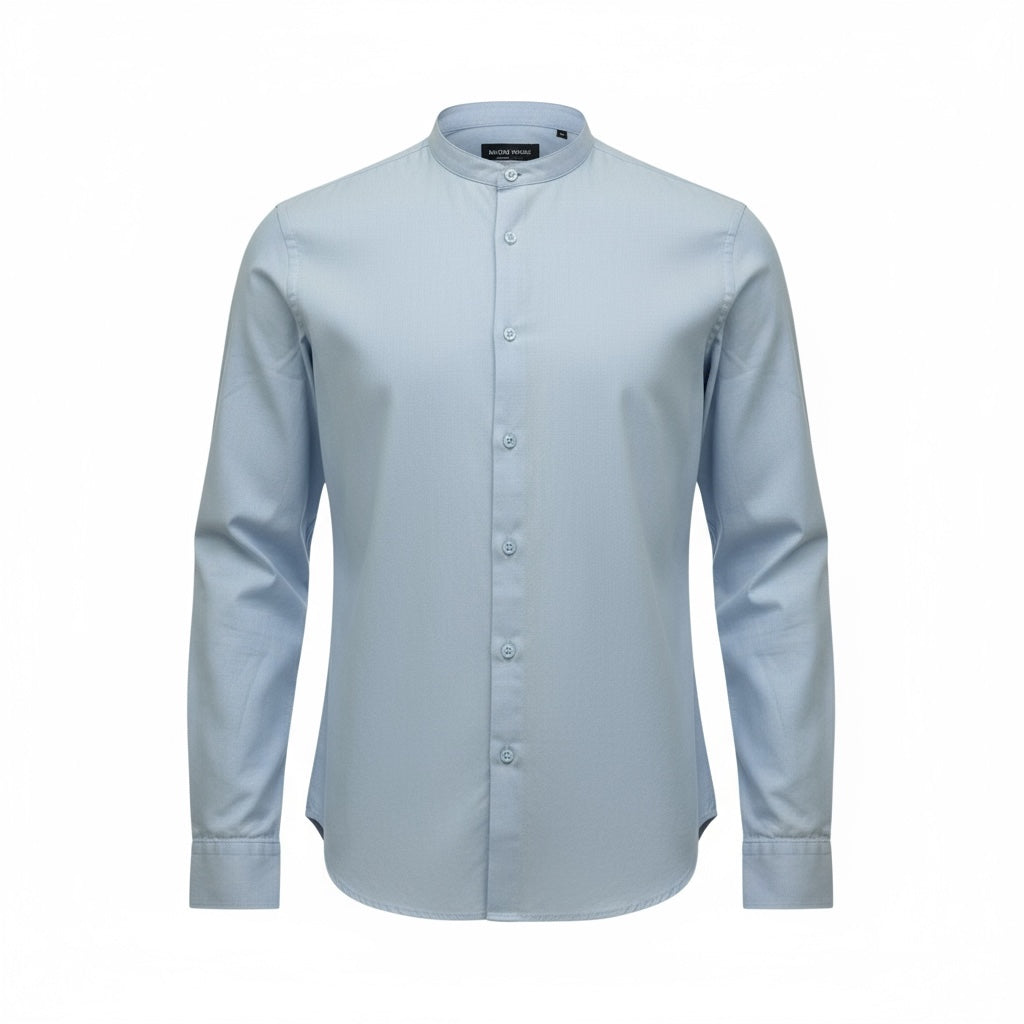 Antony Morato Camicia Tinta Unita Manica Lunga per Bambino MKSL00299 AZZURRO ANTONY MORATO 