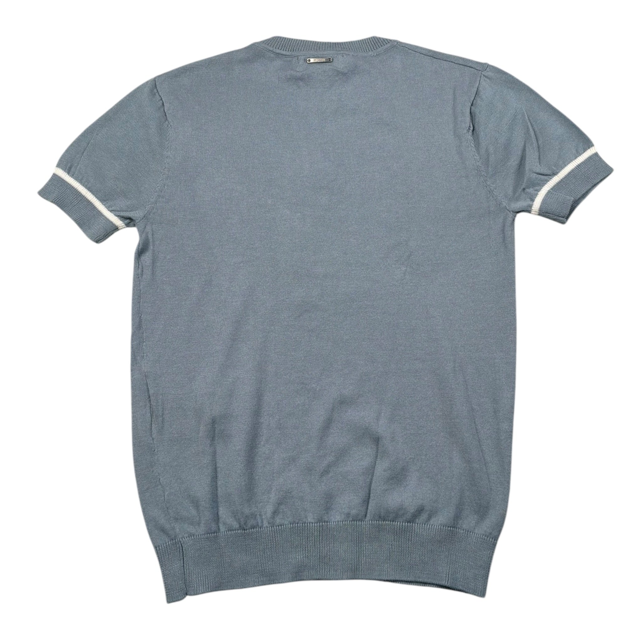 Antony Morato T-Shirt In Maglia Tinta Unita per Bambino MKSW01292X AZZURRO ANTONY MORATO 