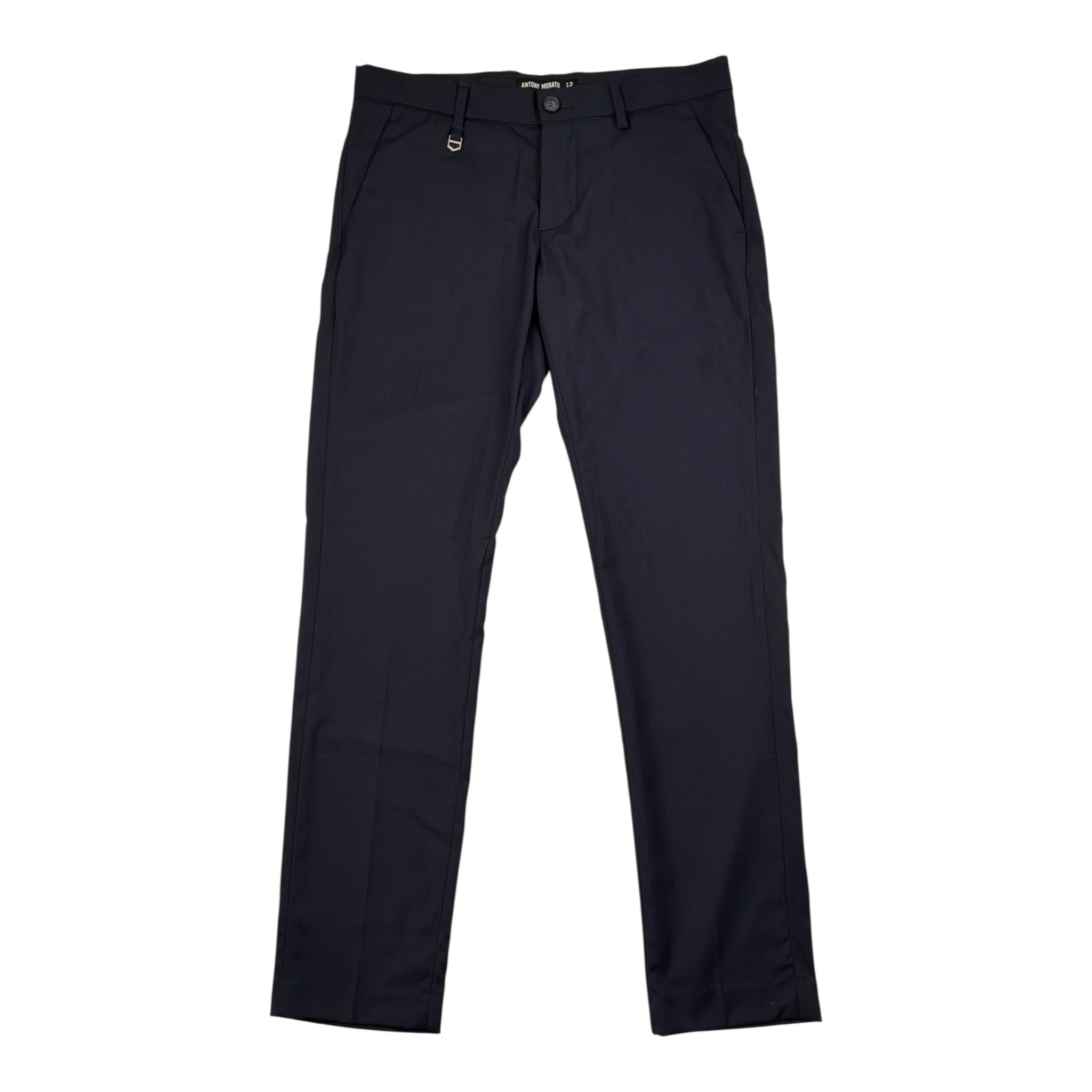 Antony Morato Pantalone Tinta Unita con Girovita Regolabile per Bambino MKTR00225 BLU ANTONY MORATO 